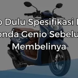 Spesifikasi New Honda Genio